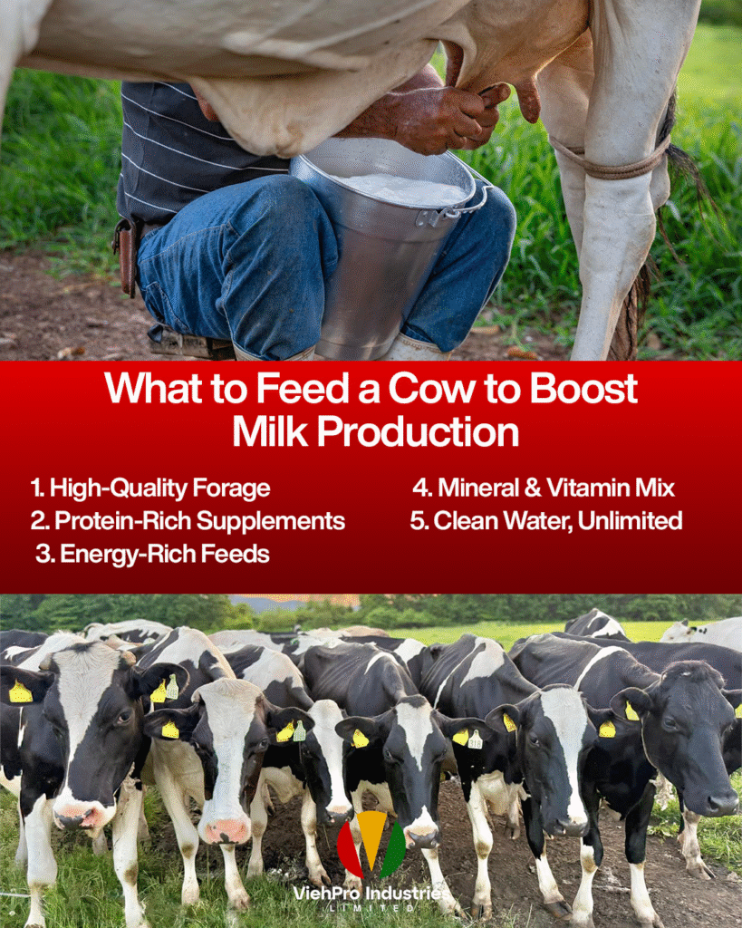 What to Feed a Cow to Boost Milk Production