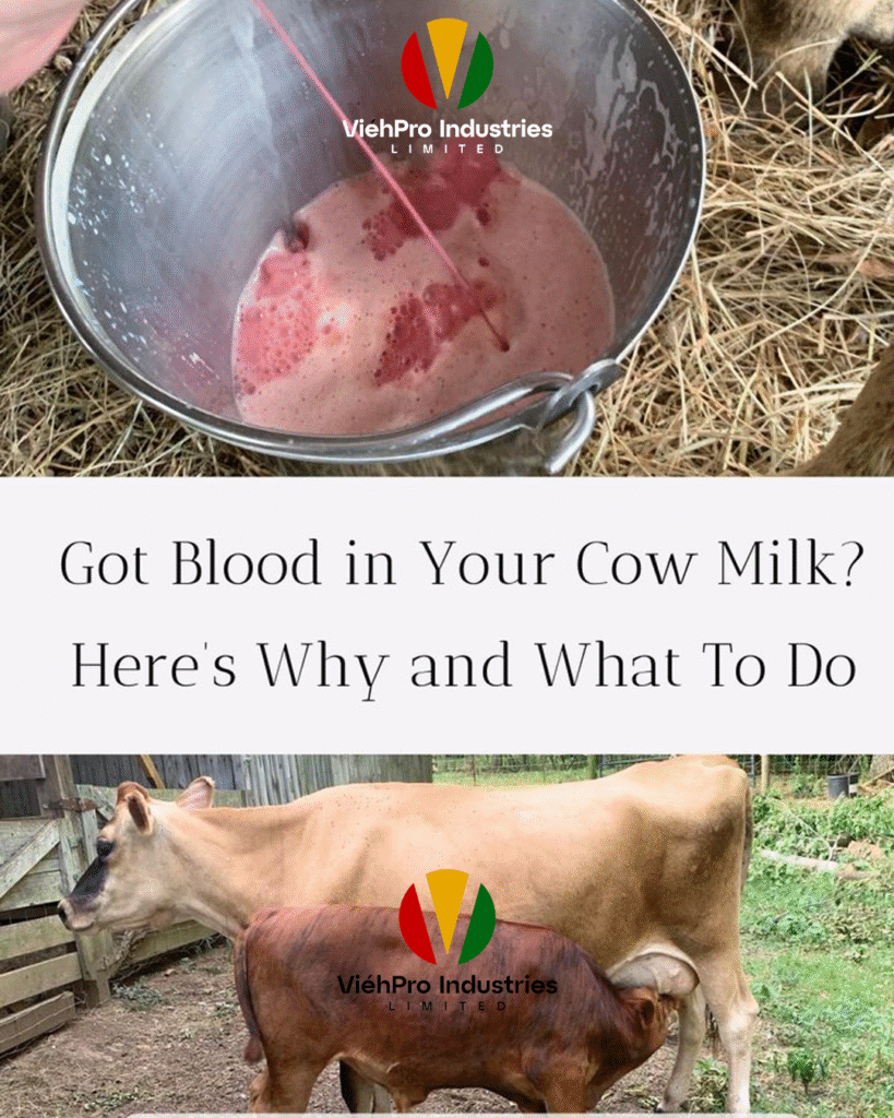 What Causes Blood in Cow Milk and How to Treat It