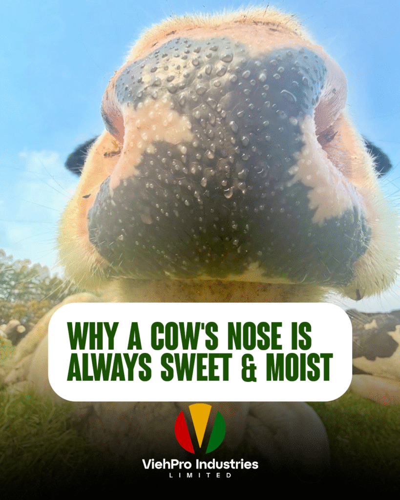 Why a Cow’s Nose is Always Sweet and Moist.